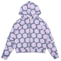Lavender Shades Patch Work Zip