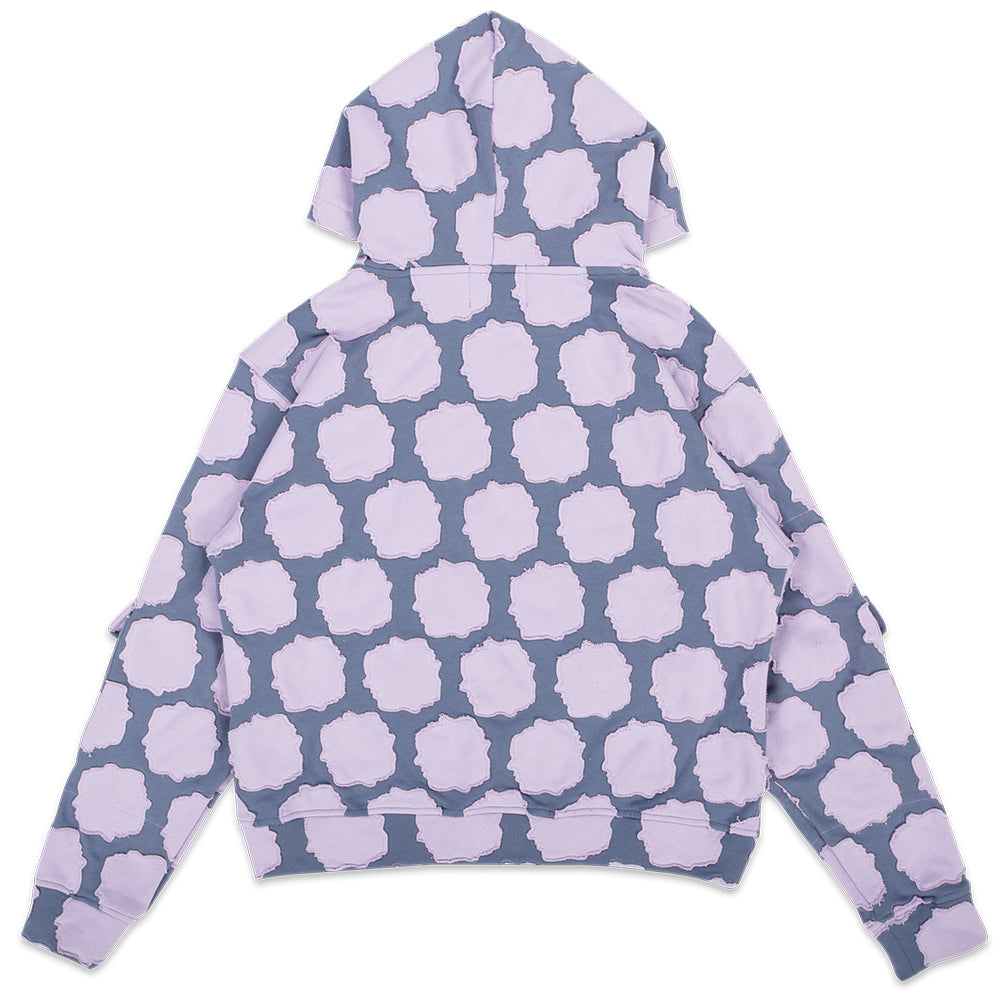 Lavender Shades Patch Work Zip