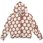 Mocha Patch Work Zip