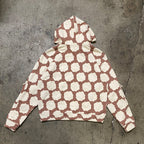 Mocha Patch Work Zip