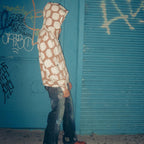 Mocha Patch Work Zip