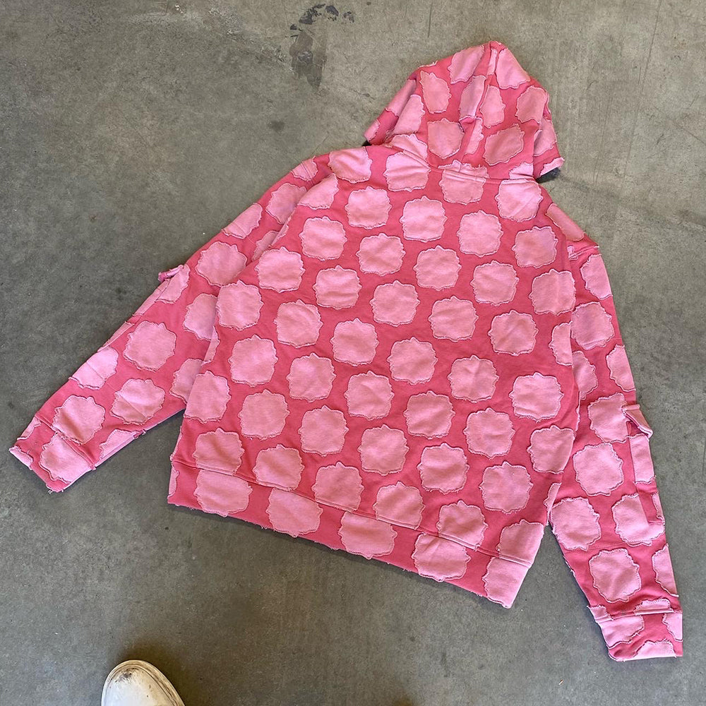 Red Shades Patch Work Zip